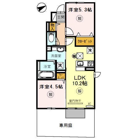 兵庫県三木市別所町小林 志染駅 2LDK アパート 賃貸物件詳細