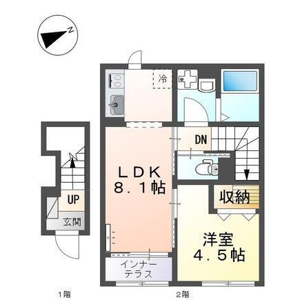 鳥取県米子市西福原９ 三本松口駅 1LDK アパート 賃貸物件詳細