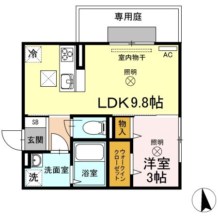 岡山県岡山市北区高柳東町 備前三門駅 1LDK アパート 賃貸物件詳細