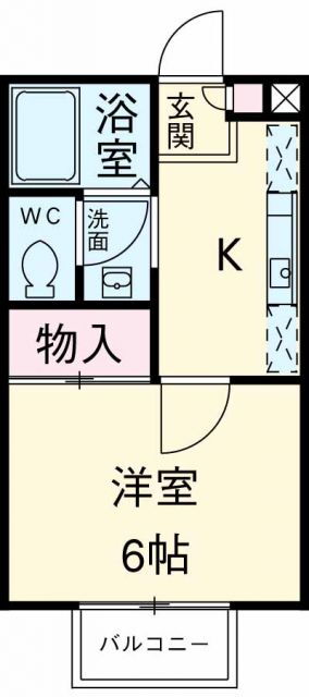 埼玉県ふじみ野市上福岡５ 上福岡駅 1K アパート 賃貸物件詳細