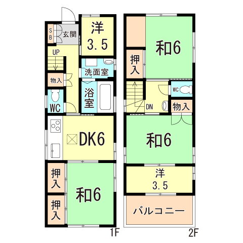 兵庫県神戸市須磨区大黒町３ 板宿駅 5DK 一戸建て 賃貸物件詳細