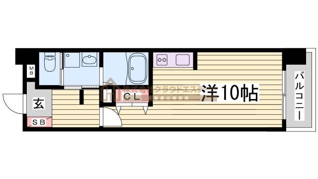Ｓ－ＦＯＲＴ神戸神楽町 2階 ワンルーム 賃貸物件詳細