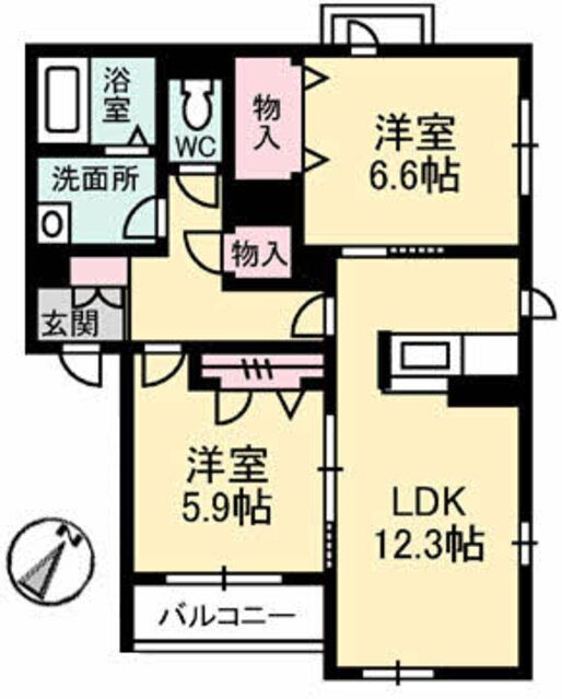 島根県出雲市白枝町 出雲市駅 2LDK マンション 賃貸物件詳細