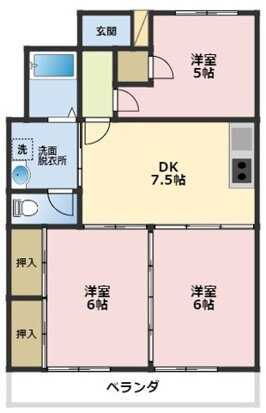 佐賀県佐賀市八戸２ 鍋島駅 3DK マンション 賃貸物件詳細