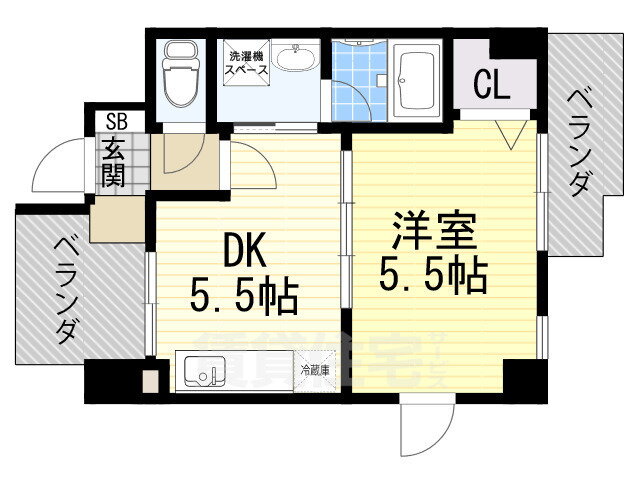 大阪府堺市堺区北三国ヶ丘町６ 堺市駅 1DK マンション 賃貸物件詳細