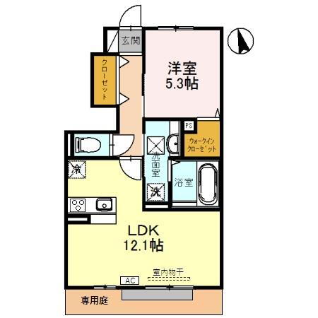 富山県富山市豊若町２ 城川原駅 1LDK アパート 賃貸物件詳細