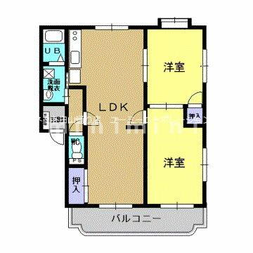 熊本県熊本市南区田井島２ 南熊本駅 2LDK マンション 賃貸物件詳細