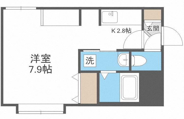 北海道札幌市白石区本郷通１３丁目北 南郷１３丁目駅 1K マンション 賃貸物件詳細