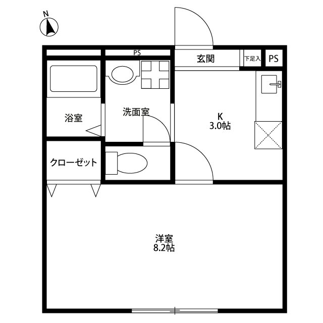 東京都青梅市東青梅５ 河辺駅 1K アパート 賃貸物件詳細