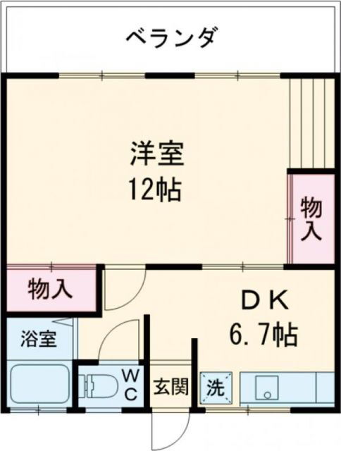 福岡県大牟田市大字宮崎 新大牟田駅 1DK アパート 賃貸物件詳細