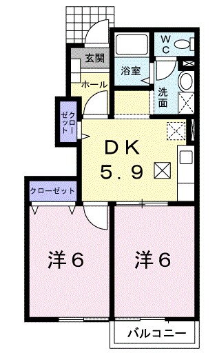 静岡県菊川市下平川 菊川駅 2DK アパート 賃貸物件詳細