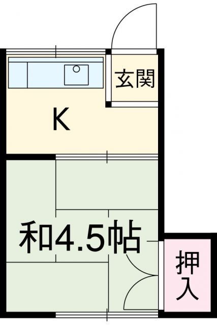 木梨荘 2階 ワンルーム 賃貸物件詳細