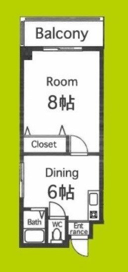 カーサＡＹ 3階 1DK 賃貸物件詳細