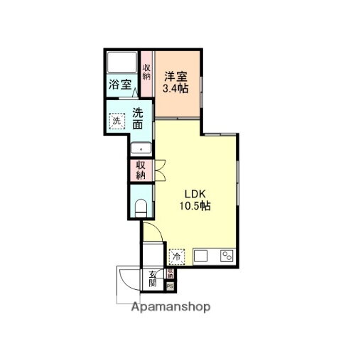 富山県富山市長江４ 不二越駅 1LDK アパート 賃貸物件詳細