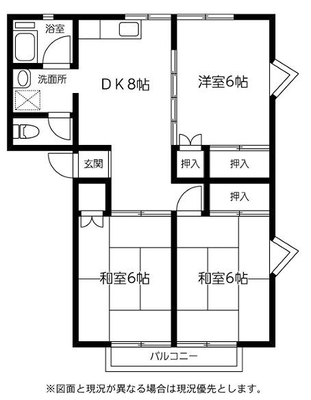 神奈川県座間市栗原中央３ さがみ野駅 3DK アパート 賃貸物件詳細