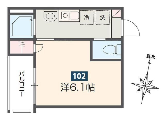 神奈川県相模原市中央区富士見４ 矢部駅 1K アパート 賃貸物件詳細