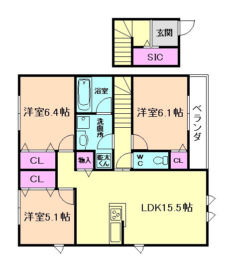 大阪府箕面市小野原東６ 豊川駅 3LDK アパート 賃貸物件詳細
