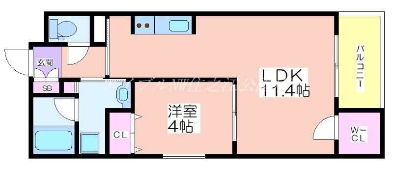 大阪府大阪市住吉区万代２ 姫松駅 1LDK マンション 賃貸物件詳細