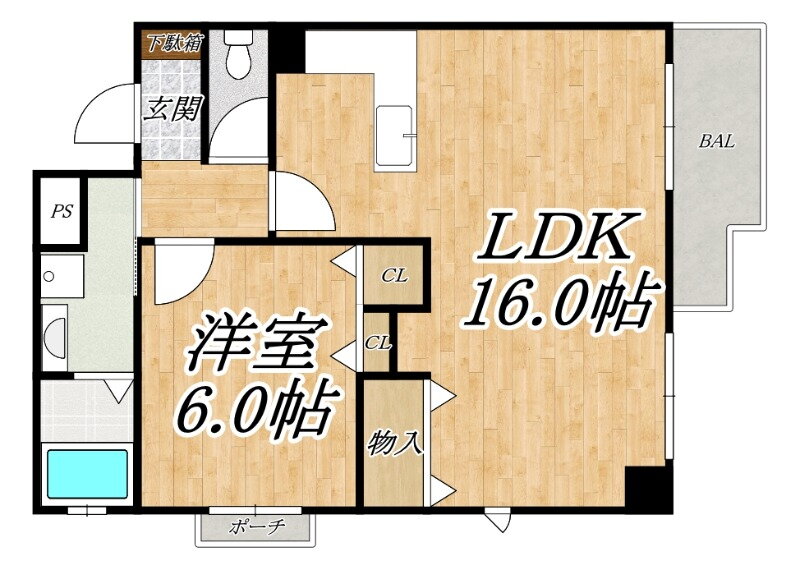 大阪府大阪市平野区長吉出戸３ 出戸駅 1LDK マンション 賃貸物件詳細