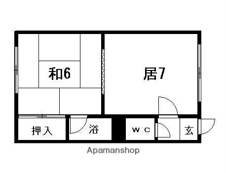 北海道札幌市豊平区月寒東二条１ 白石駅 1DK アパート 賃貸物件詳細