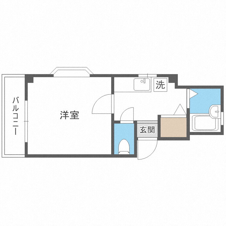 福岡県福岡市中央区赤坂３ 桜坂駅 1K アパート 賃貸物件詳細
