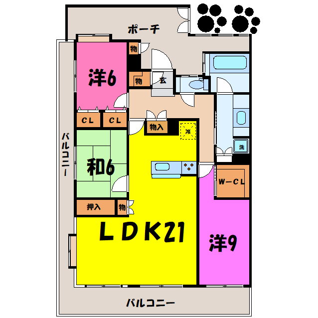 群馬県高崎市高砂町 高崎駅 3LDK マンション 賃貸物件詳細