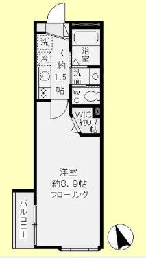 東京都世田谷区宮坂３ 経堂駅 1K アパート 賃貸物件詳細