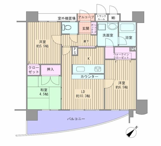 兵庫県明石市小久保２ 西明石駅 3LDK マンション 賃貸物件詳細