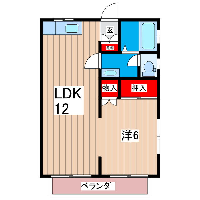 ワカバハイツ 1階 1LDK 賃貸物件詳細