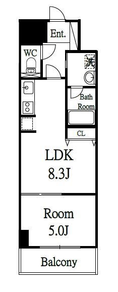 大阪府大阪市中央区南船場１ 長堀橋駅 1LDK マンション 賃貸物件詳細