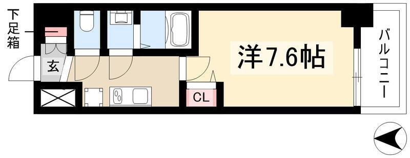 愛知県名古屋市中村区太閤通７ 中村公園駅 1K マンション 賃貸物件詳細