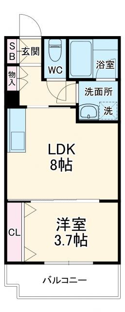 ＷＩＮ蛍池ＩＩ 3階 1LDK 賃貸物件詳細
