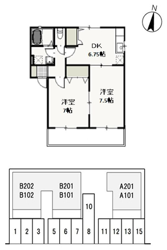 岡山県岡山市中区山崎 東山岡電ミュージアム駅 2DK アパート 賃貸物件詳細