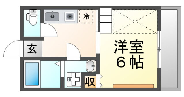 大阪府吹田市山手町２ 豊津駅 1K マンション 賃貸物件詳細
