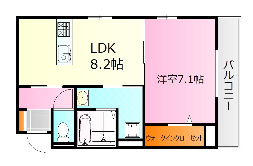広島県広島市南区西旭町 広大附属学校前駅 1LDK アパート 賃貸物件詳細