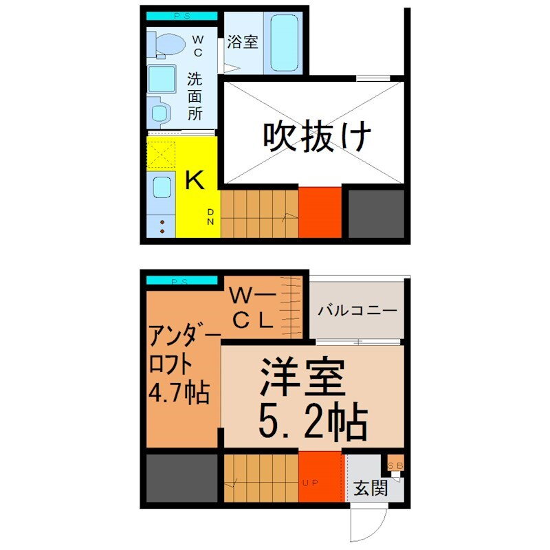 愛知県名古屋市港区港栄３ 築地口駅 1K アパート 賃貸物件詳細