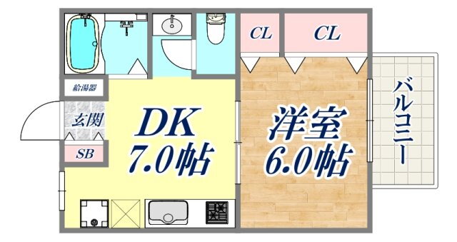 兵庫県神戸市須磨区桜木町１ 須磨駅 1DK アパート 賃貸物件詳細