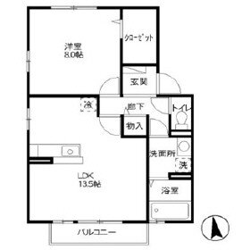 岩手県盛岡市北飯岡２ 仙北町駅 1LDK アパート 賃貸物件詳細