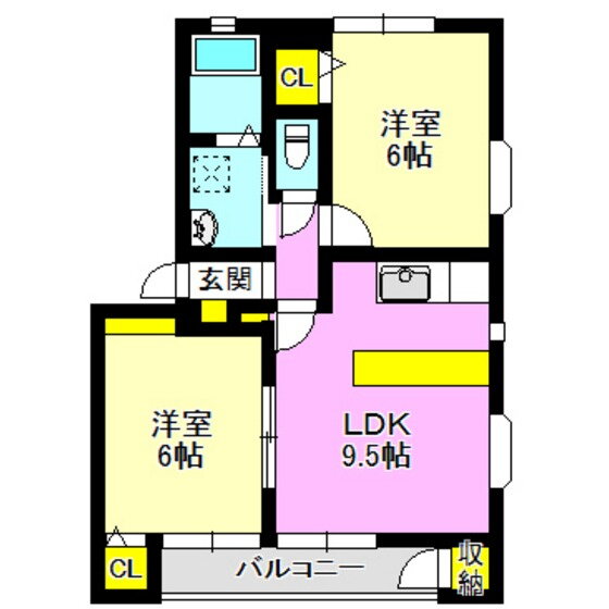 群馬県北群馬郡榛東村大字長岡 八木原駅 2LDK アパート 賃貸物件詳細