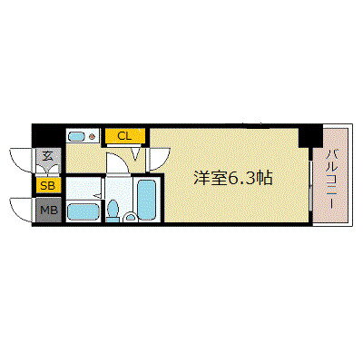 大阪府大阪市北区豊崎１ 大阪梅田駅 1K マンション 賃貸物件詳細