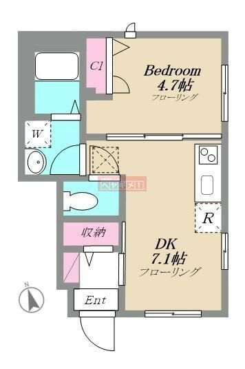 東京都板橋区常盤台３ 上板橋駅 1DK アパート 賃貸物件詳細