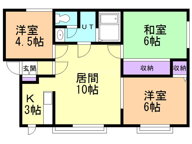 北海道札幌市豊平区月寒東四条８ 南郷７丁目駅 3LDK アパート 賃貸物件詳細