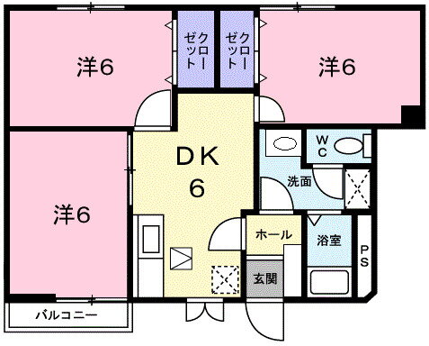 兵庫県神戸市西区竜が岡２ 大久保駅 3DK アパート 賃貸物件詳細