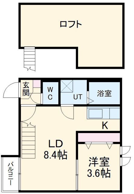 愛知県名古屋市中川区高畑２ 高畑駅 1LDK アパート 賃貸物件詳細