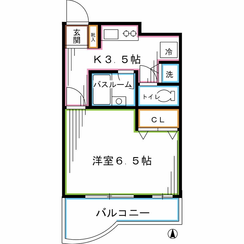 東京都杉並区高円寺北２ 高円寺駅 1K マンション 賃貸物件詳細