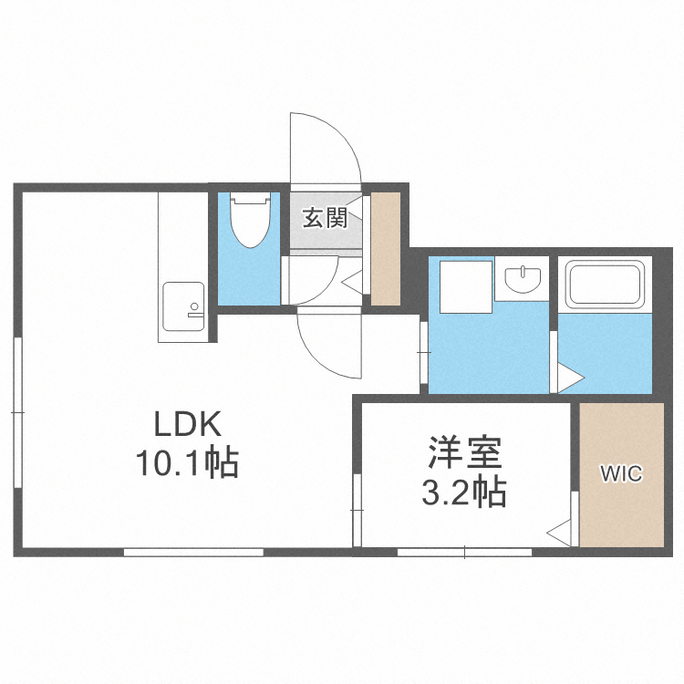北海道札幌市豊平区月寒西一条５ 月寒中央駅 1LDK マンション 賃貸物件詳細