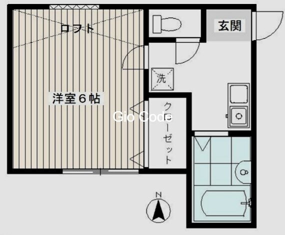 埼玉県草加市吉町５ 谷塚駅 1K アパート 賃貸物件詳細