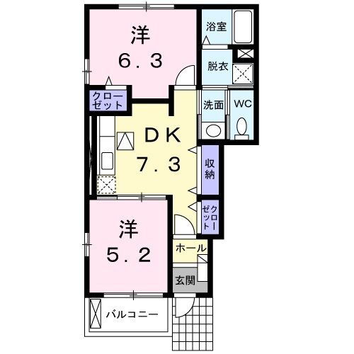 埼玉県新座市野火止５ 新座駅 2DK アパート 賃貸物件詳細