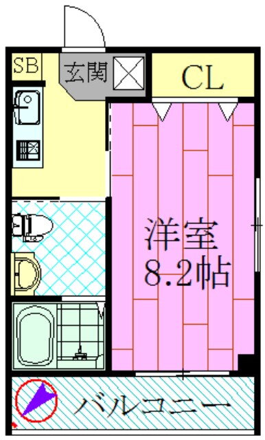 フィールド東京ベイ 2階 1K 賃貸物件詳細