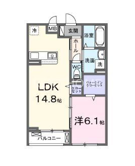 大阪府東大阪市楠根３ 徳庵駅 1LDK アパート 賃貸物件詳細